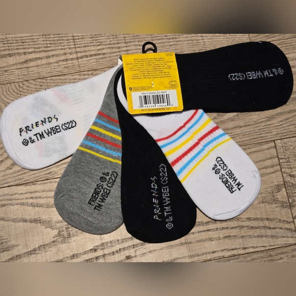 FRIENDS | Colorful Character Ankle Socks Set, Shoe Size 4-10 - Picture 3 of 3